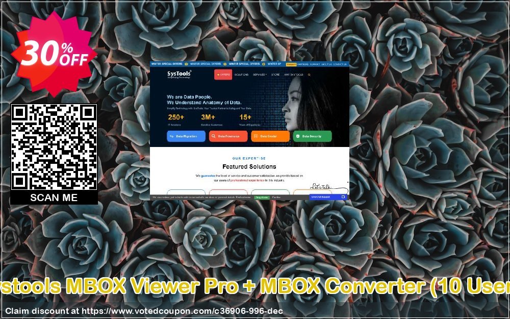 Systools MBOX Viewer Pro + MBOX Converter, 10 Users  Coupon, discount SysTools coupon 36906. Promotion: 