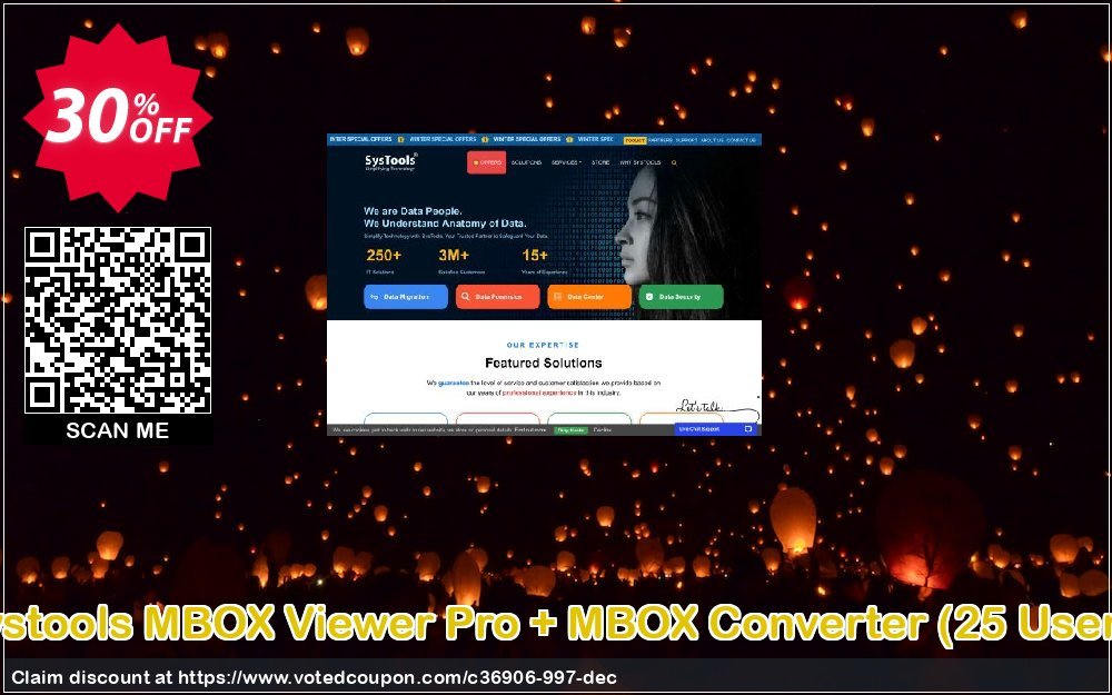 Systools MBOX Viewer Pro + MBOX Converter, 25 Users  Coupon, discount SysTools coupon 36906. Promotion: 