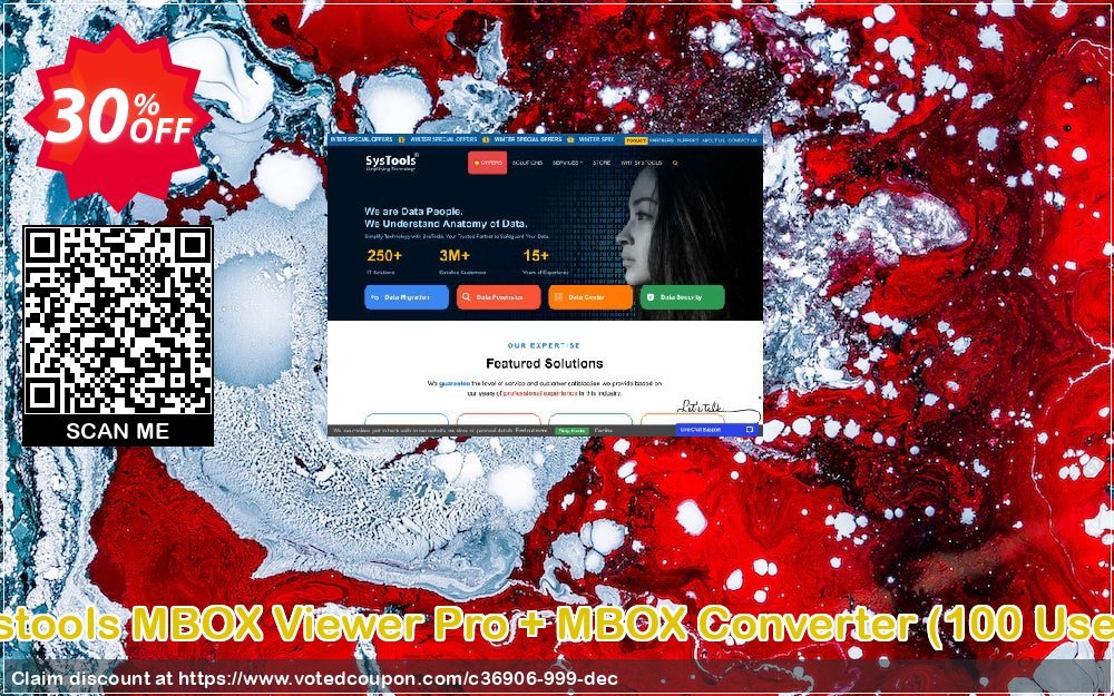 Systools MBOX Viewer Pro + MBOX Converter, 100 Users  Coupon, discount SysTools coupon 36906. Promotion: 