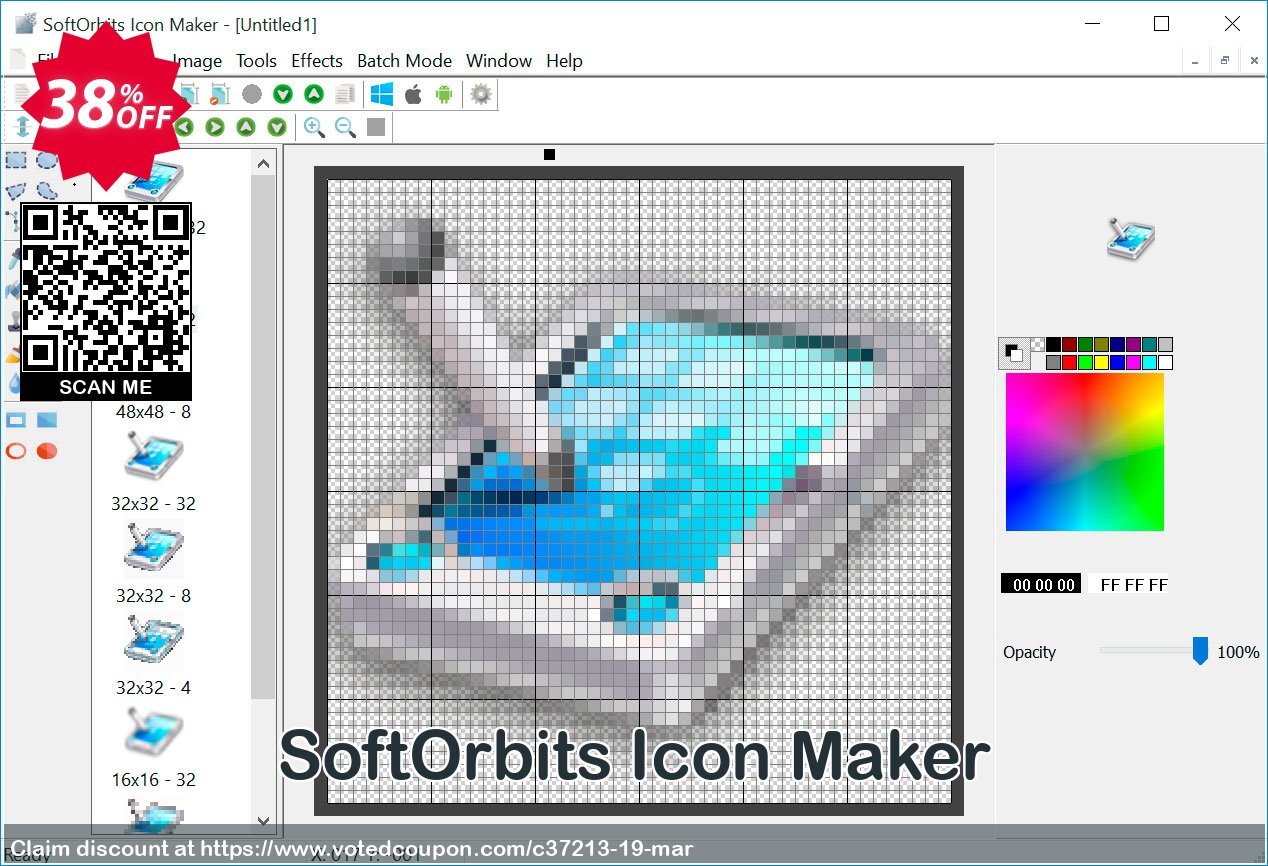 SoftOrbits Icon Maker Coupon, discount 30% Discount. Promotion: 