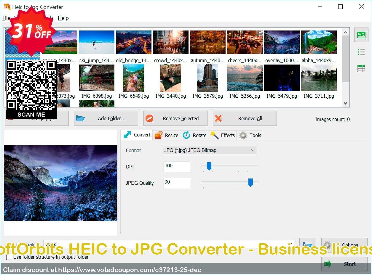 SoftOrbits HEIC to JPG Converter - Business Plan Coupon Code May 2024, 31% OFF - VotedCoupon