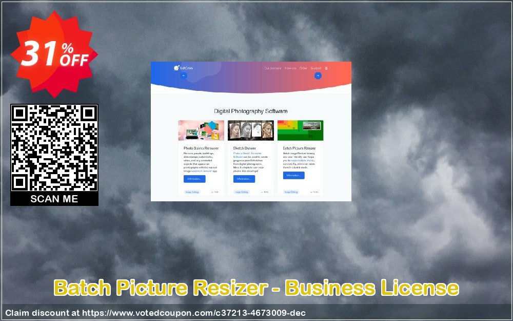 Batch Picture Resizer - Business Plan Coupon, discount 30% Discount. Promotion: excellent sales code of Batch Picture Resizer - Business License 2023