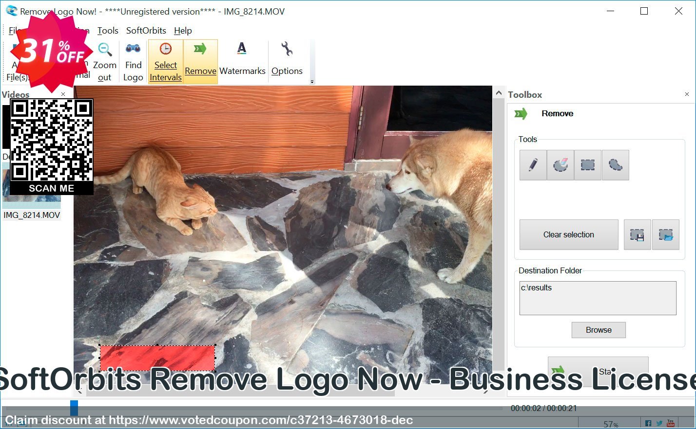 SoftOrbits Remove Logo Now - Business Plan Coupon, discount 30% Discount. Promotion: hottest offer code of Remove Logo Now! - Business License 2024