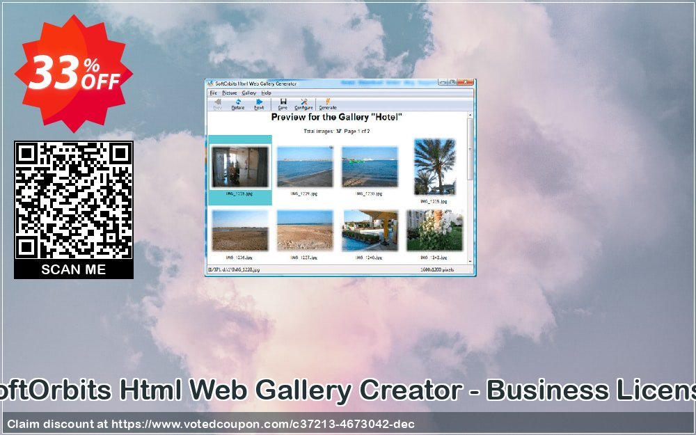 SoftOrbits Html Web Gallery Creator - Business Plan Coupon, discount 30% Discount. Promotion: special discounts code of Html Web Gallery Creator - Business License 2024