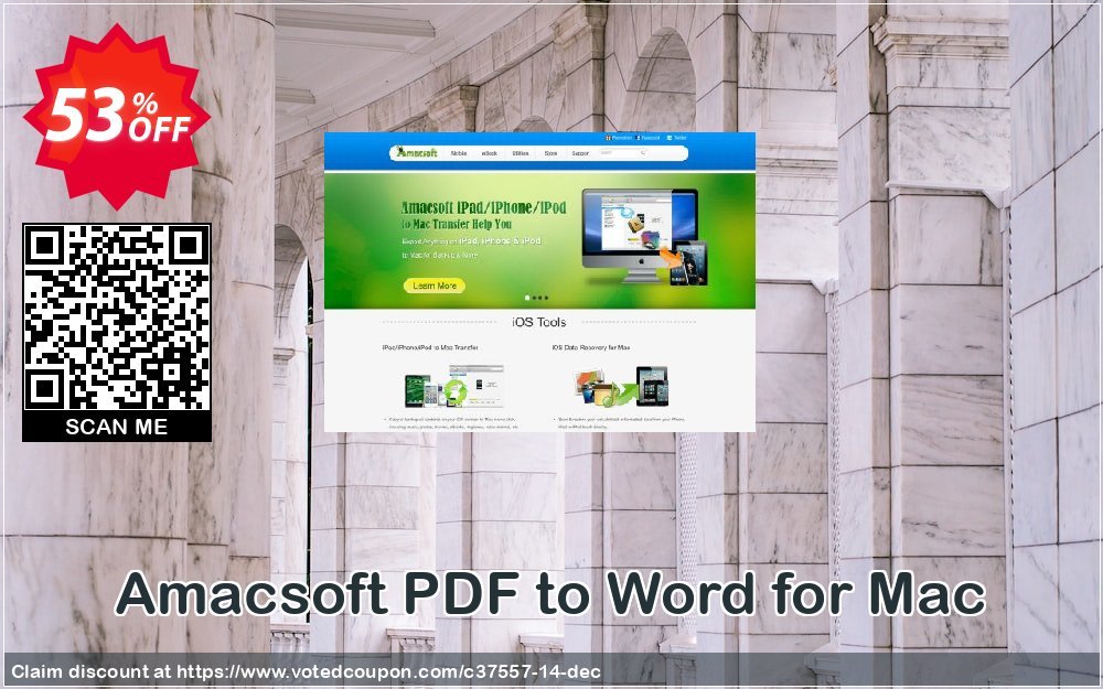 AMACsoft PDF to Word for MAC Coupon, discount 50% off. Promotion: 