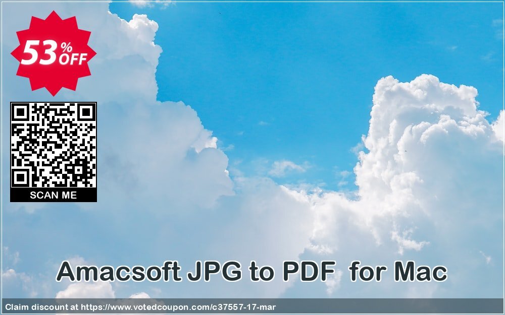 AMACsoft JPG to PDF  for MAC Coupon, discount 50% off. Promotion: 