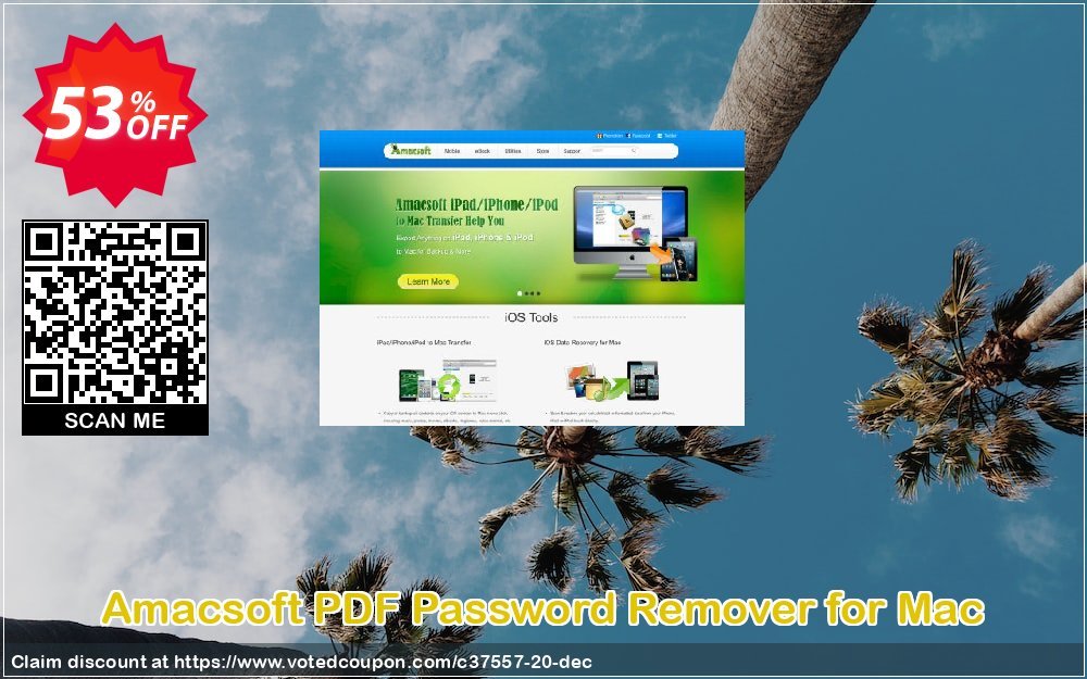 AMACsoft PDF Password Remover for MAC Coupon, discount 50% off. Promotion: 