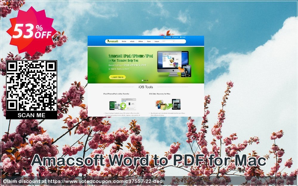 AMACsoft Word to PDF for MAC Coupon, discount 50% off. Promotion: 