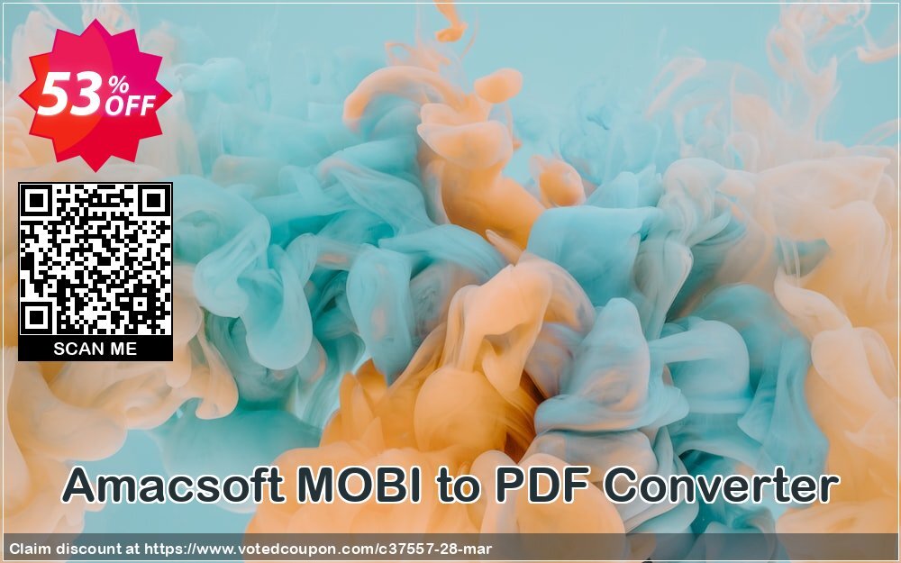 AMACsoft MOBI to PDF Converter Coupon, discount 50% off. Promotion: 