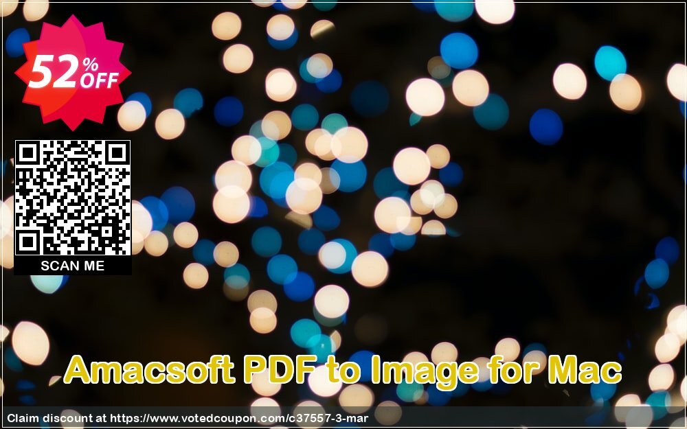 AMACsoft PDF to Image for MAC Coupon, discount 50% off. Promotion: 