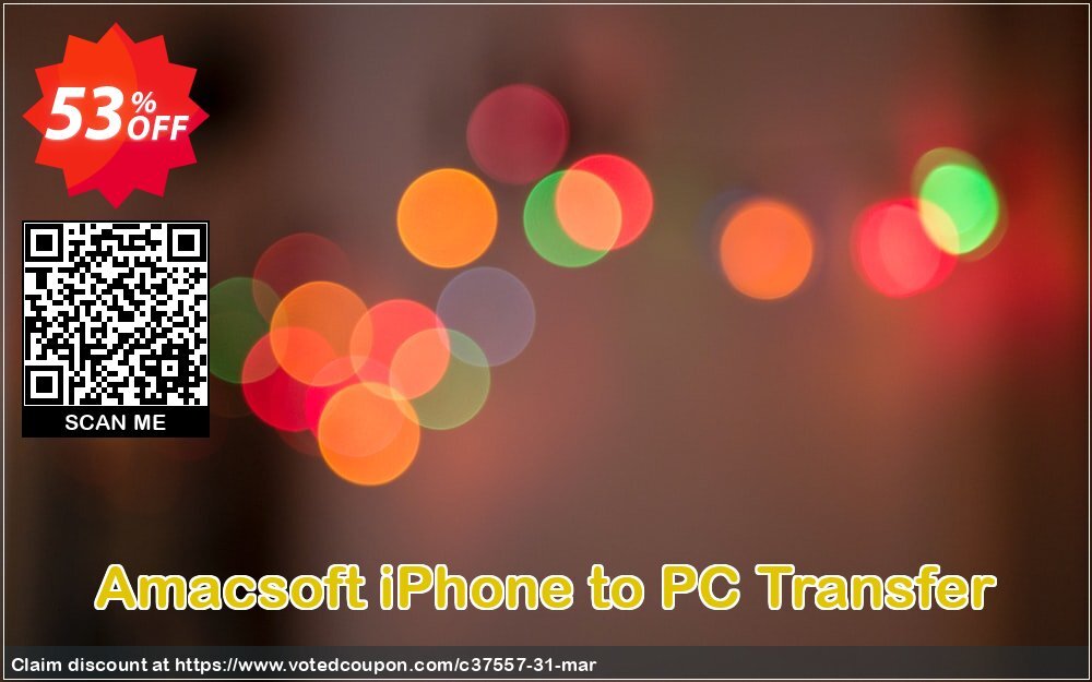 AMACsoft iPhone to PC Transfer Coupon Code Apr 2024, 53% OFF - VotedCoupon