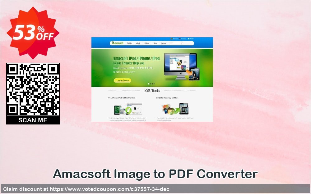AMACsoft Image to PDF Converter Coupon, discount 50% off. Promotion: 
