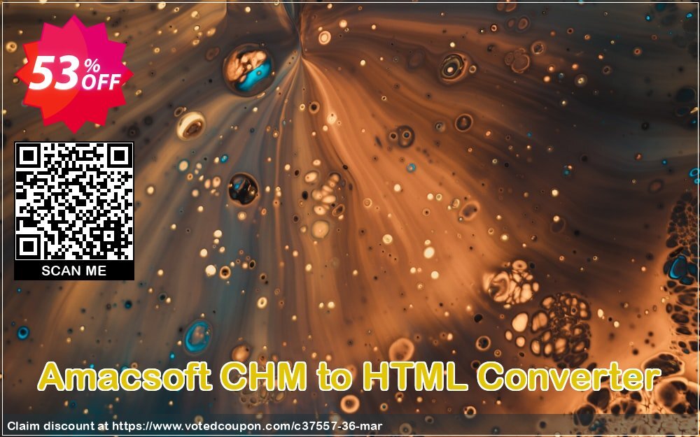 AMACsoft CHM to HTML Converter Coupon, discount 50% off. Promotion: 