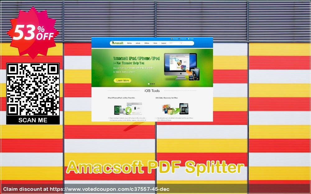AMACsoft PDF Splitter Coupon, discount 50% off. Promotion: 
