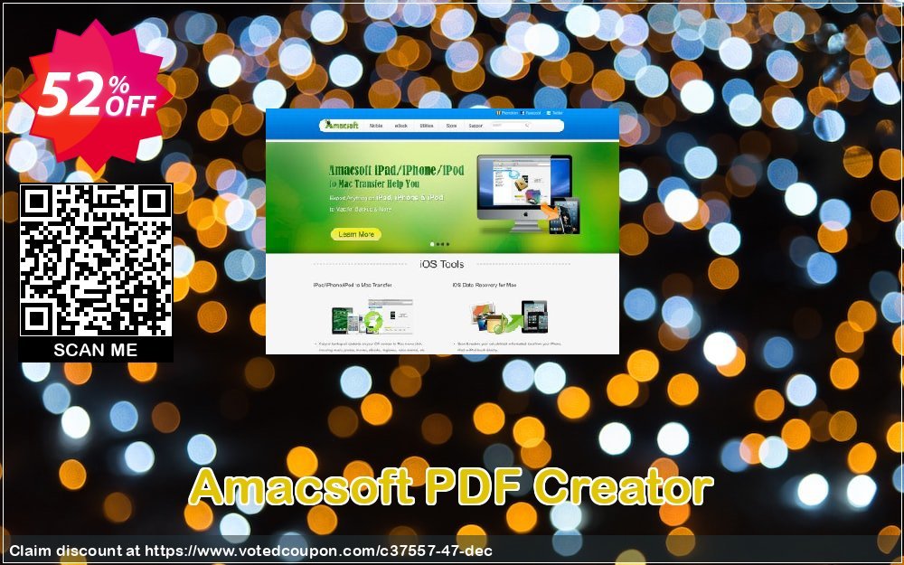 AMACsoft PDF Creator Coupon, discount 50% off. Promotion: 