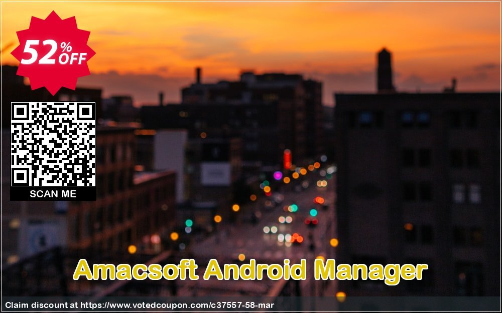 AMACsoft Android Manager Coupon, discount 50% off. Promotion: 