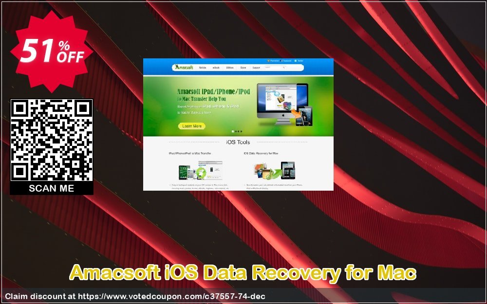 AMACsoft iOS Data Recovery for MAC Coupon Code Jun 2024, 51% OFF - VotedCoupon