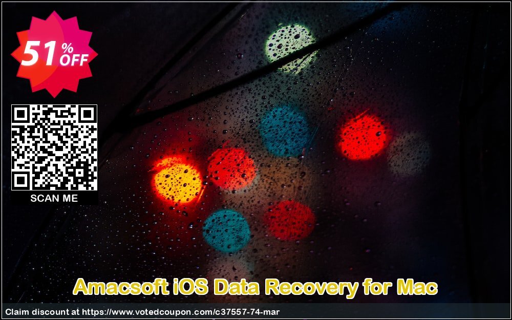 AMACsoft iOS Data Recovery for MAC Coupon, discount 50% off. Promotion: 