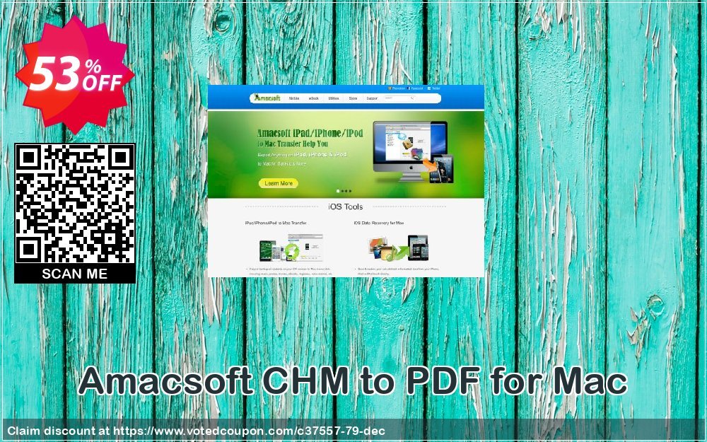 AMACsoft CHM to PDF for MAC Coupon, discount 50% off. Promotion: 
