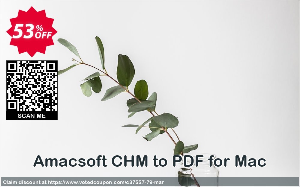 AMACsoft CHM to PDF for MAC Coupon, discount 50% off. Promotion: 