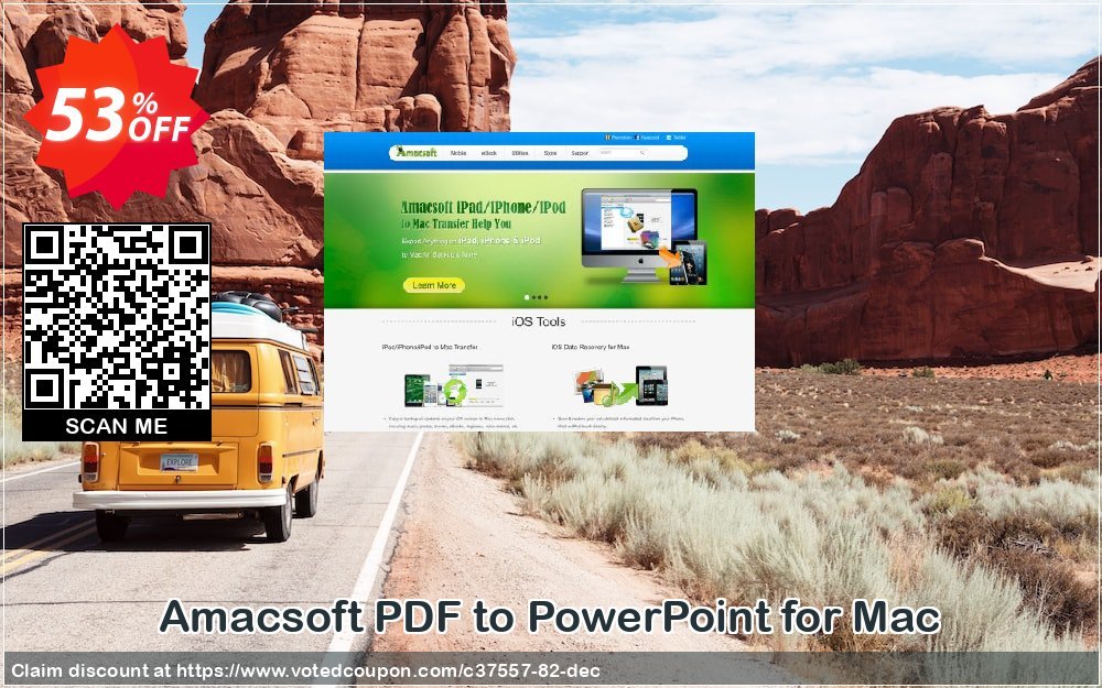 AMACsoft PDF to PowerPoint for MAC Coupon, discount 50% off. Promotion: 