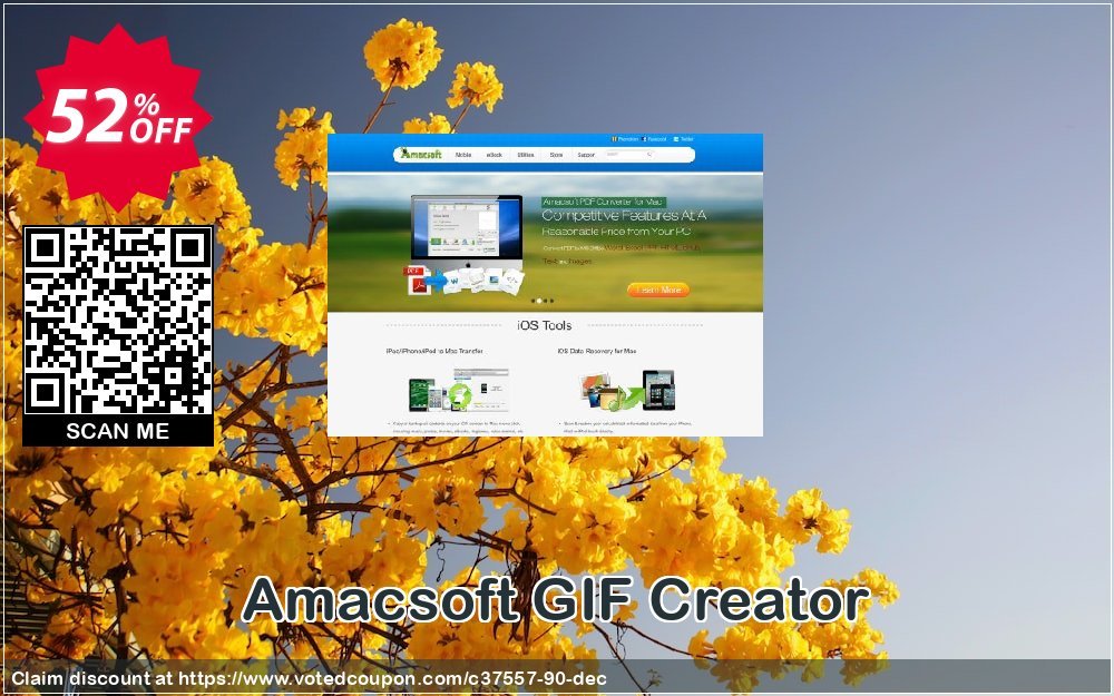 AMACsoft GIF Creator Coupon, discount 50% off. Promotion: 