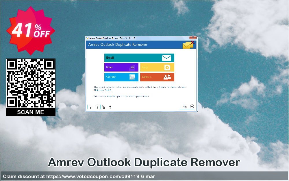 Amrev Outlook Duplicate Remover Coupon, discount Amrev discount page (39119). Promotion: Amrev discount collection (39119)