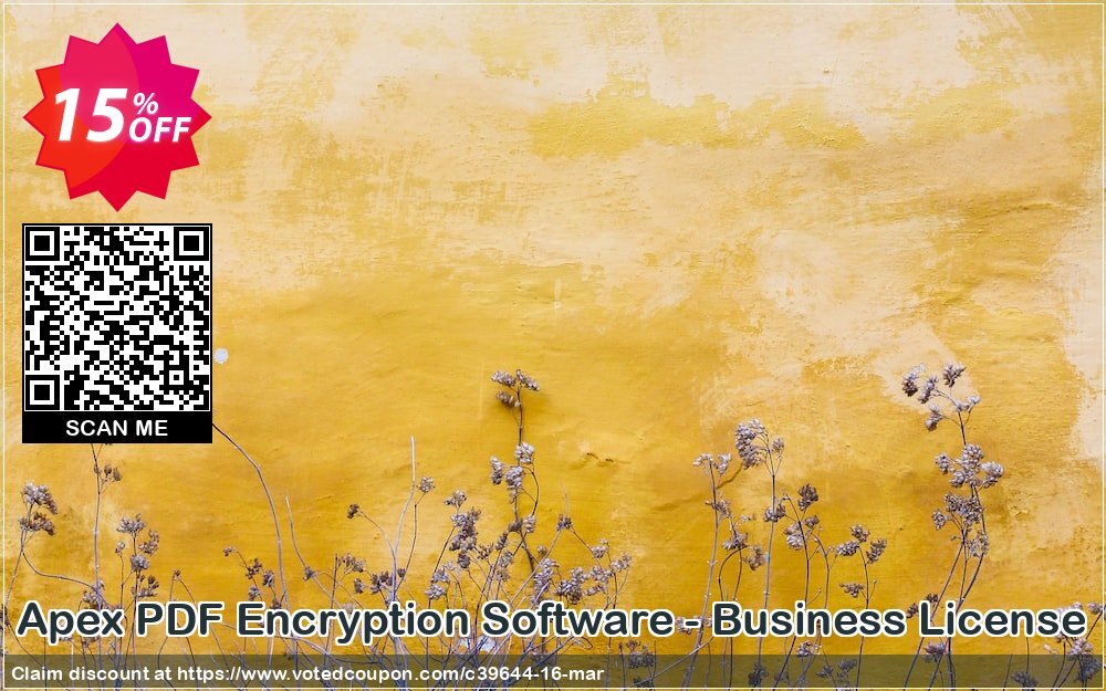 Apex PDF Encryption Software - Business Plan Coupon Code Apr 2024, 15% OFF - VotedCoupon