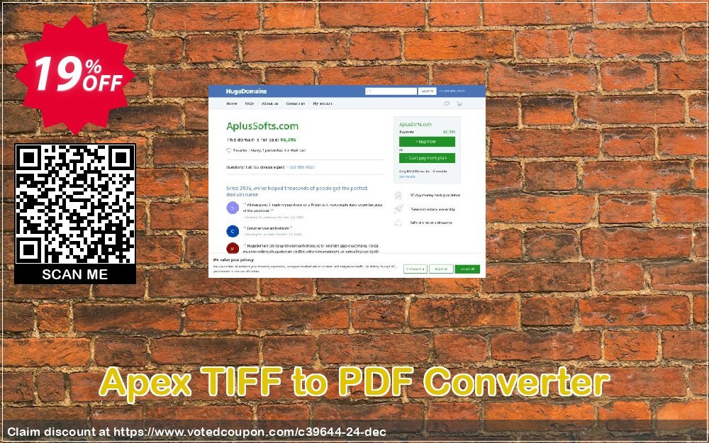 Apex TIFF to PDF Converter Coupon, discount Aplus - Apex coupon 39644. Promotion: 