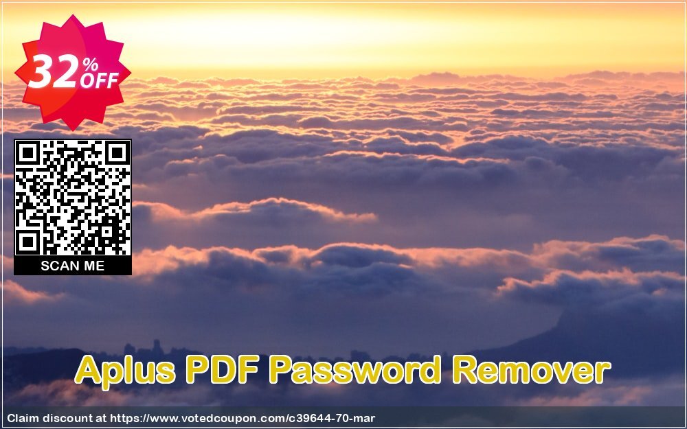 Aplus PDF Password Remover Coupon, discount AplusPDFPasswordRemover30%. Promotion: 