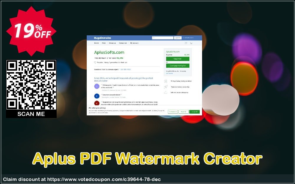 Aplus PDF Watermark Creator Coupon, discount Aplus - Apex coupon 39644. Promotion: 