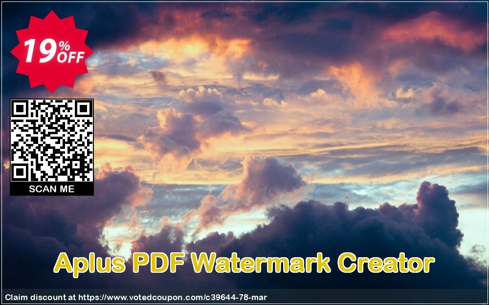 Aplus PDF Watermark Creator