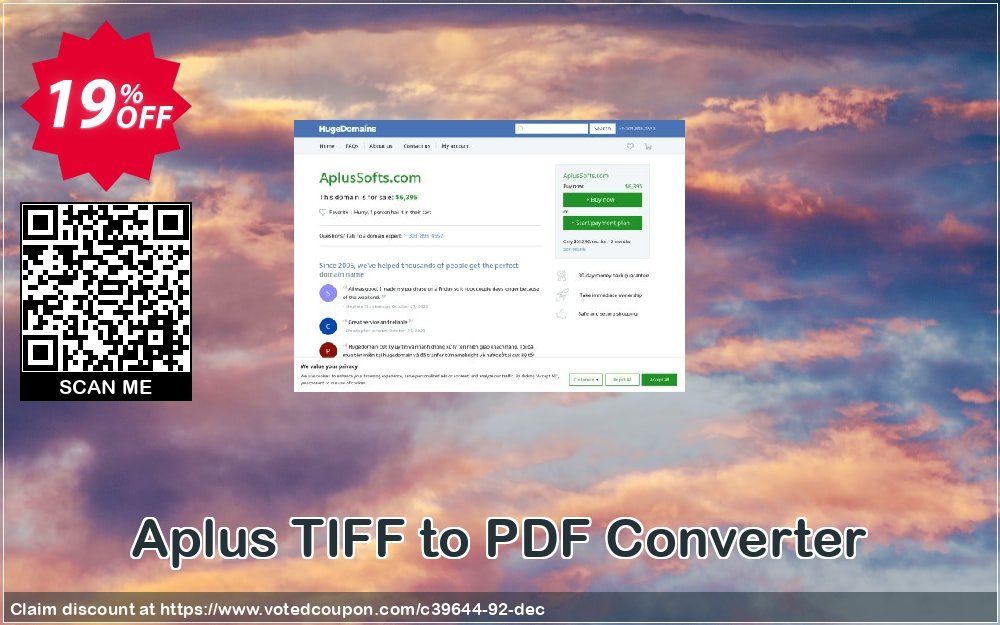 Aplus TIFF to PDF Converter Coupon, discount Aplus - Apex coupon 39644. Promotion: 