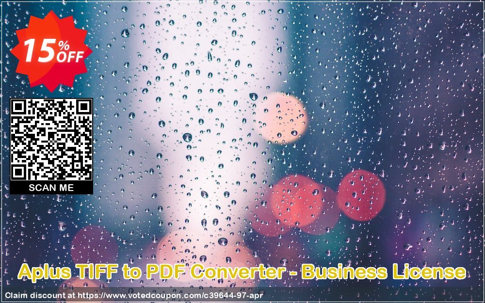 Aplus TIFF to PDF Converter - Business Plan Coupon Code Apr 2024, 15% OFF - VotedCoupon