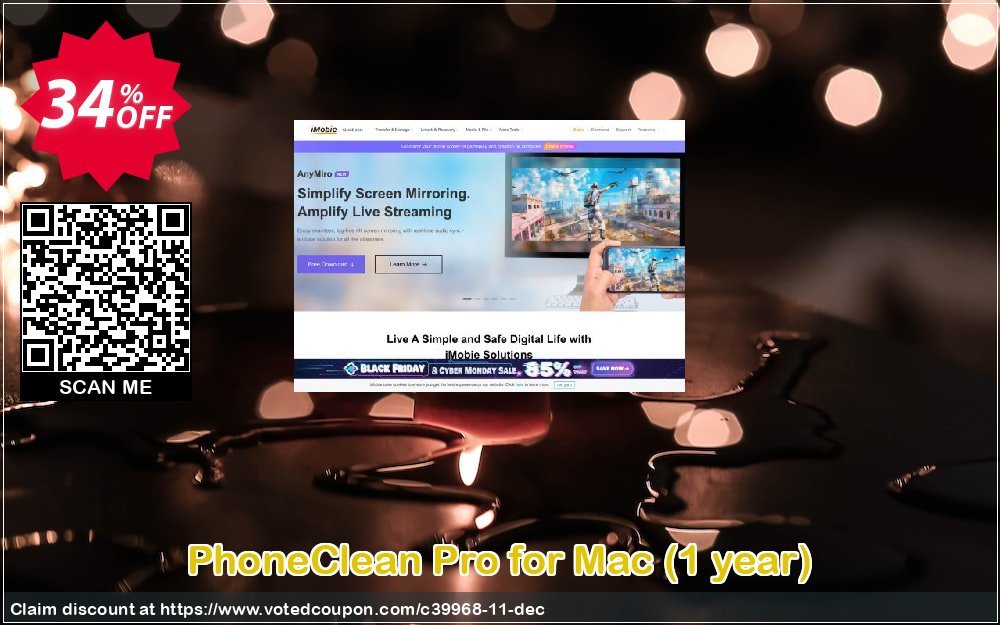 PhoneClean Pro for MAC, Yearly  Coupon Code Dec 2023, 34% OFF - VotedCoupon