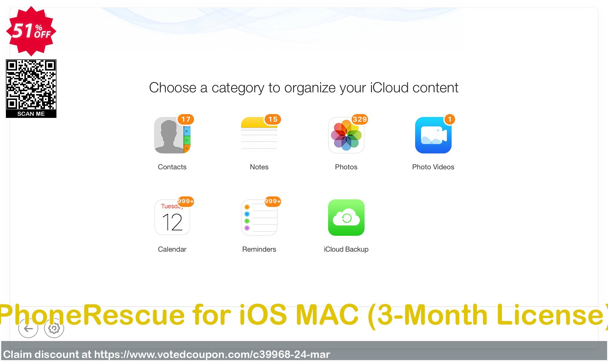 PhoneRescue for iOS MAC, 3-Month Plan  Coupon Code Apr 2024, 51% OFF - VotedCoupon