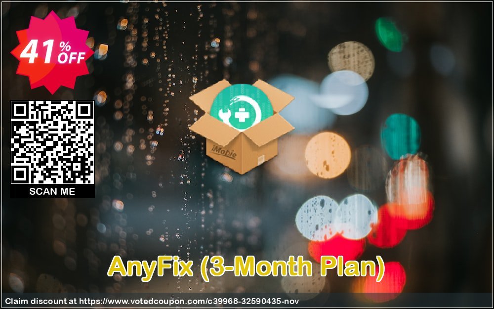 AnyFix, 3-Month Plan  Coupon, discount AnyFix for Windows - 3-Month Plan Hottest promo code 2023. Promotion: Hottest promo code of AnyFix for Windows - 3-Month Plan 2023