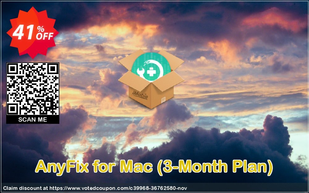 AnyFix for MAC, 3-Month Plan  Coupon, discount AnyFix for Mac - 3-Month Plan Excellent offer code 2023. Promotion: Excellent offer code of AnyFix for Mac - 3-Month Plan 2023