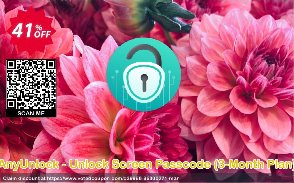 AnyUnlock - Unlock Screen Passcode, 3-Month Plan  Coupon Code May 2024, 41% OFF - VotedCoupon