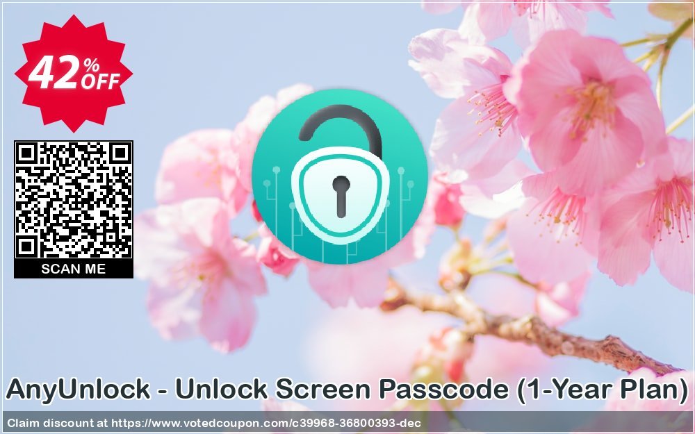 AnyUnlock - Unlock Screen Passcode, 1-Year Plan  Coupon Code Mar 2024, 42% OFF - VotedCoupon