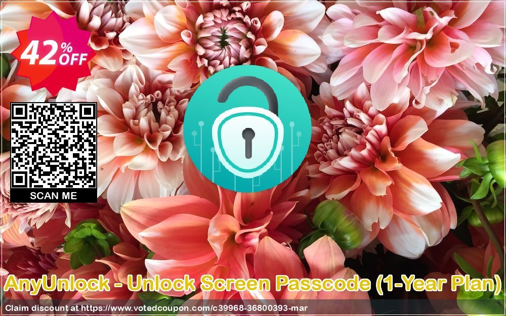 AnyUnlock - Unlock Screen Passcode, 1-Year Plan  Coupon Code Apr 2024, 42% OFF - VotedCoupon