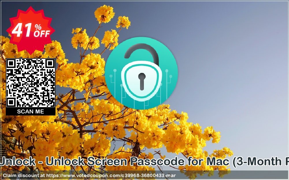 AnyUnlock - Unlock Screen Passcode for MAC, 3-Month Plan  Coupon Code May 2024, 41% OFF - VotedCoupon