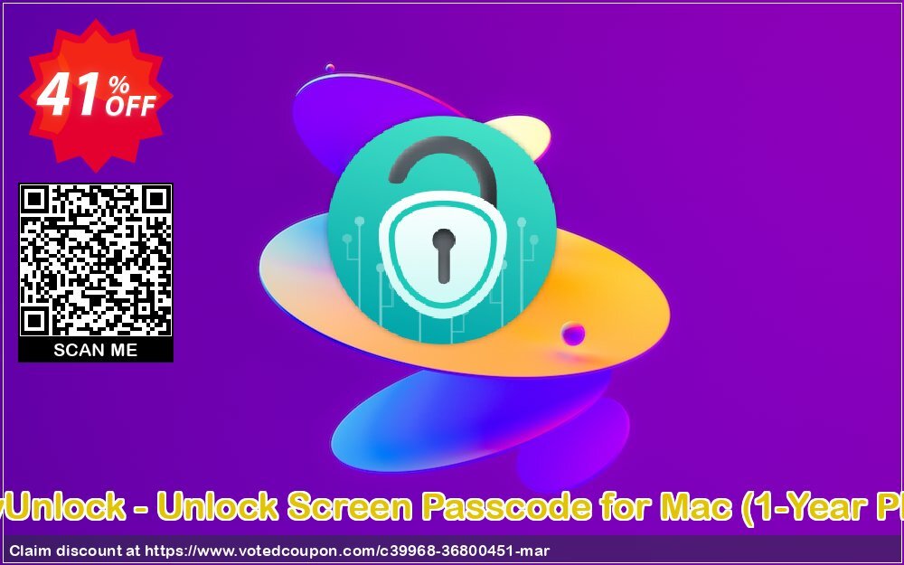 AnyUnlock - Unlock Screen Passcode for MAC, 1-Year Plan  Coupon Code Apr 2024, 41% OFF - VotedCoupon