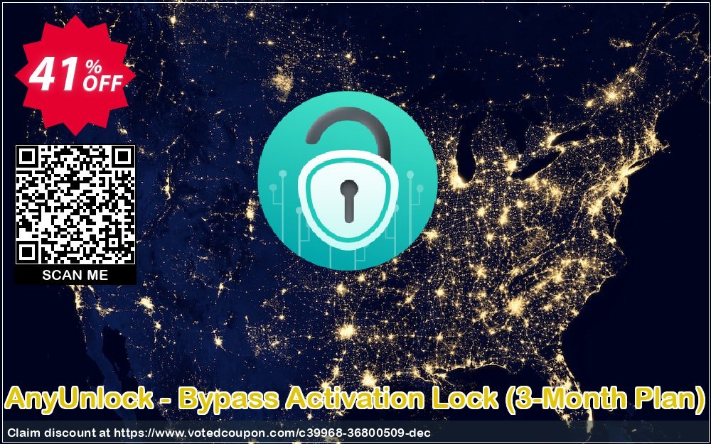 AnyUnlock - Bypass Activation Lock, 3-Month Plan  Coupon Code Sep 2023, 41% OFF - VotedCoupon