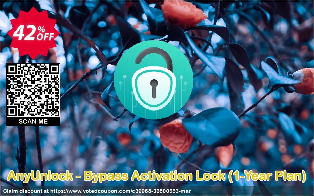 AnyUnlock - Bypass Activation Lock, 1-Year Plan  Coupon Code Apr 2024, 42% OFF - VotedCoupon