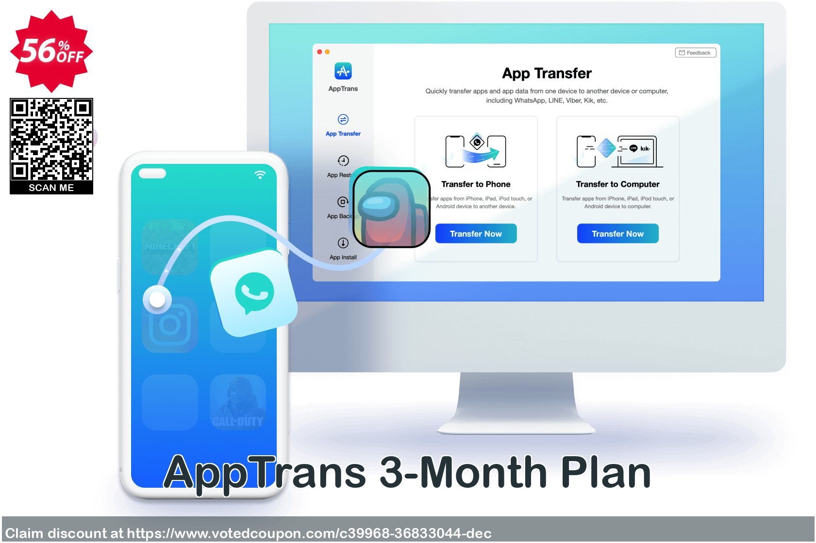 AppTrans 3-Month Plan Coupon Code Apr 2024, 56% OFF - VotedCoupon