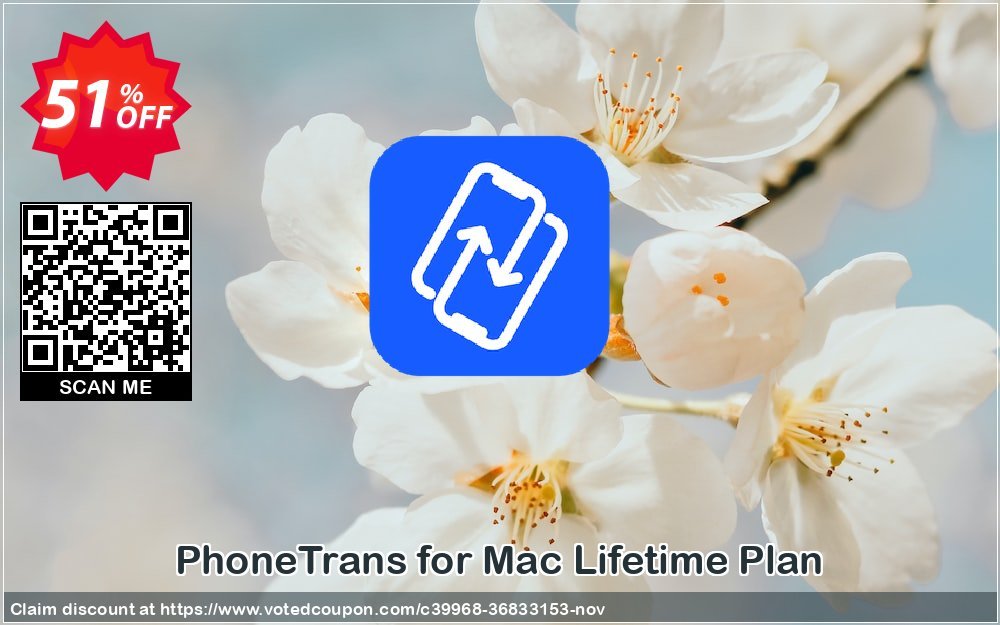 PhoneTrans for MAC Lifetime Plan Coupon, discount PhoneTrans for Mac - Lifetime Plan Hottest deals code 2023. Promotion: Hottest deals code of PhoneTrans for Mac - Lifetime Plan 2023
