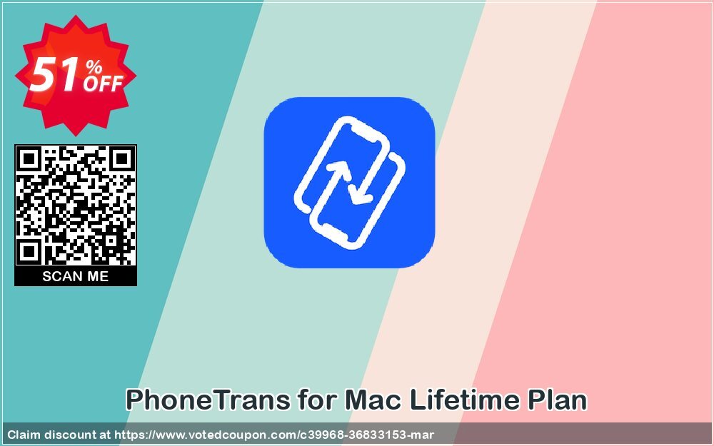 PhoneTrans for MAC Lifetime Plan Coupon, discount PhoneTrans for Mac - Lifetime Plan Hottest deals code 2024. Promotion: Hottest deals code of PhoneTrans for Mac - Lifetime Plan 2024