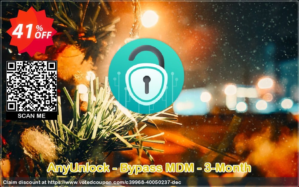 AnyUnlock - Bypass MDM - 3-Month Coupon, discount AnyUnlock for Windows - Bypass MDM - 3-Month Subscription/1 Device Super discount code 2024. Promotion: Super discount code of AnyUnlock for Windows - Bypass MDM - 3-Month Subscription/1 Device 2024