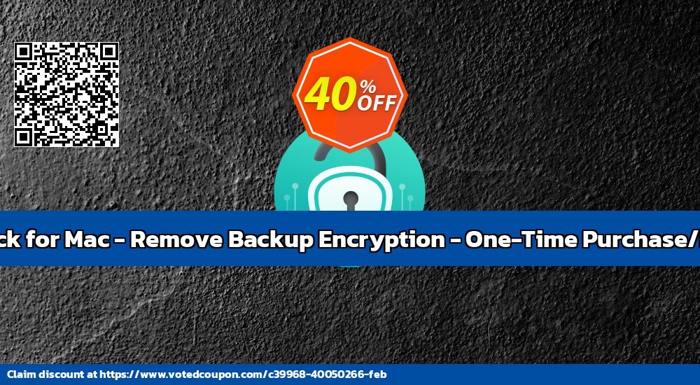 AnyUnlock for MAC - Remove Backup Encryption - One-Time Purchase/5 Devices Coupon Code Apr 2024, 41% OFF - VotedCoupon